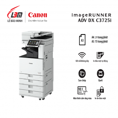 Máy Photocopy màu khổ A3 CANON IR-ADV DX C3725I