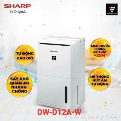 Máy Tạo ION & Hút ẩm SHARP DW-D12A-W